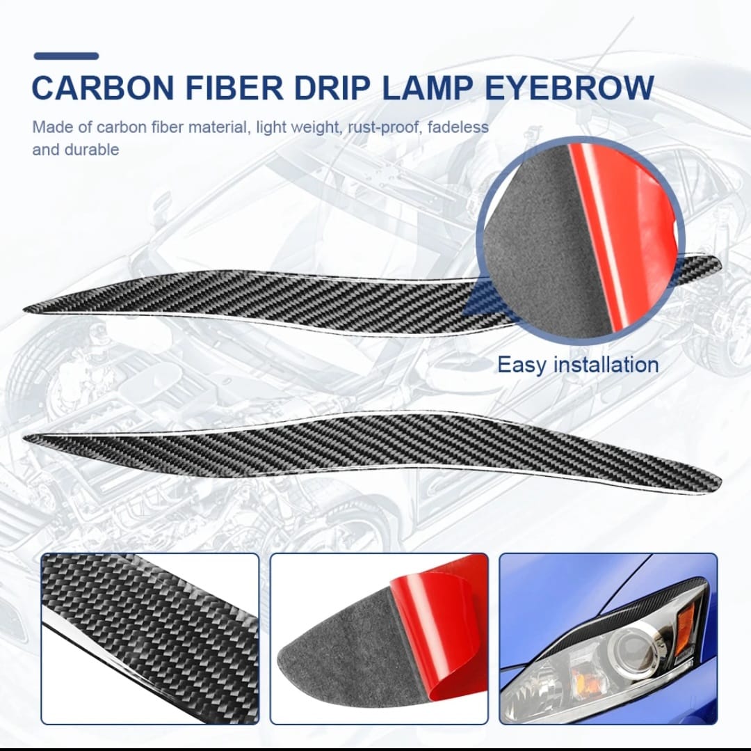 IS250/ISF Headlight Eyebrows Carbon Fibre