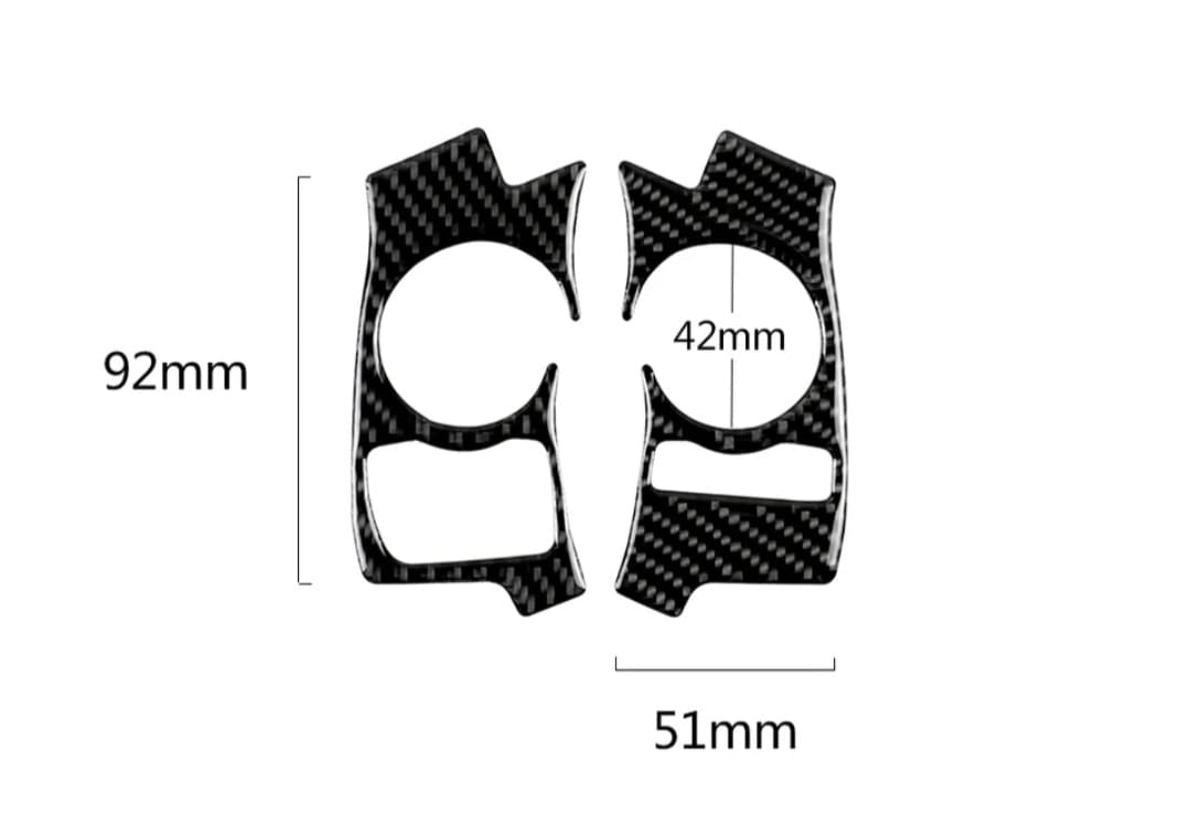 IS350/NX200/NX300/NX Steering Panel Carbon Fibre Insert