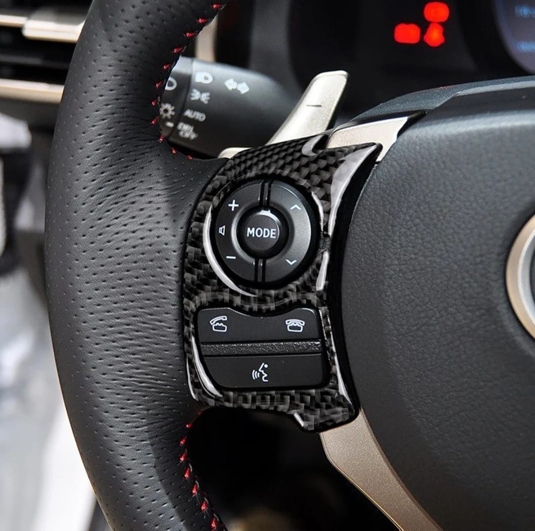 IS350/NX200/NX300/NX Steering Panel Carbon Fibre Insert