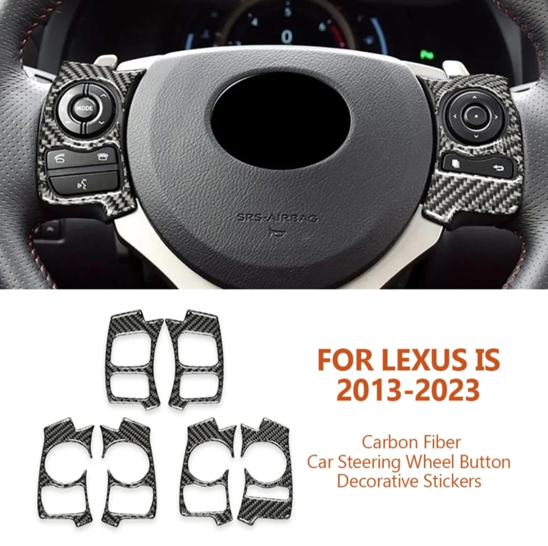 IS350/NX200/NX300/NX Steering Panel Carbon Fibre Insert