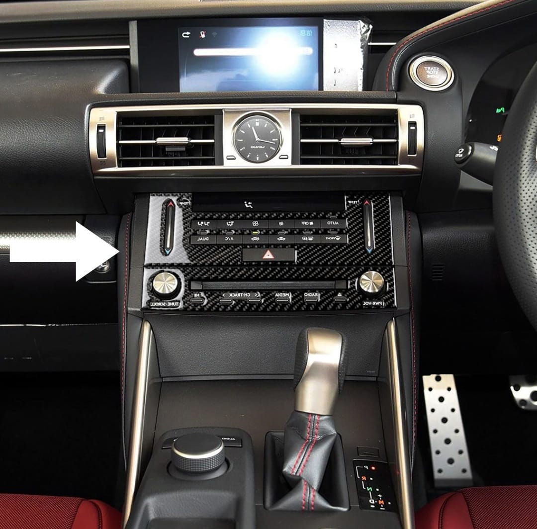 IS350 Radio & Aircon Carbon Fibre Insert