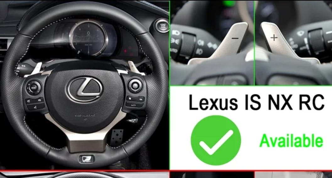 IS350/RC350/NX200/NX300 Paddle Shift Extenders