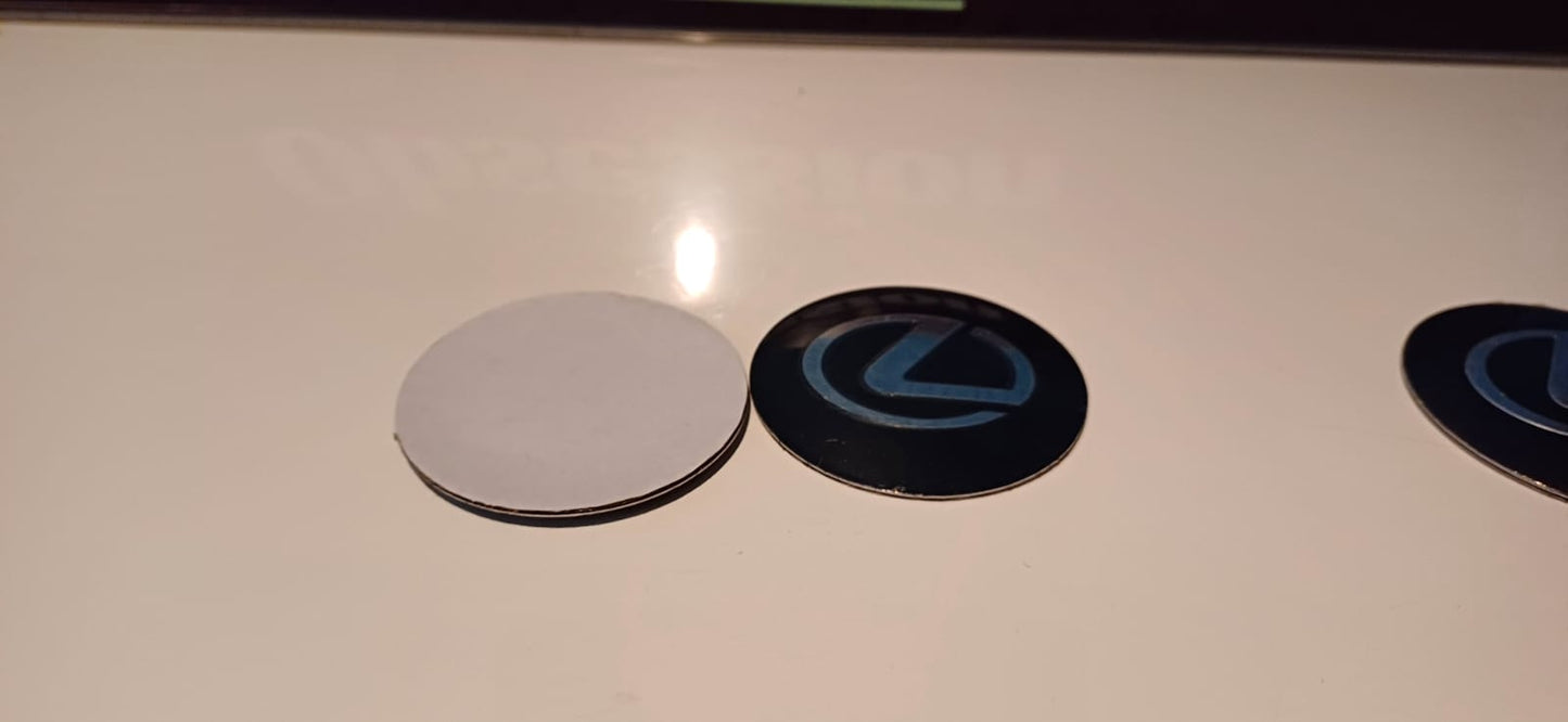 IS250/IS350/ISF Centre Cap Metal decal set