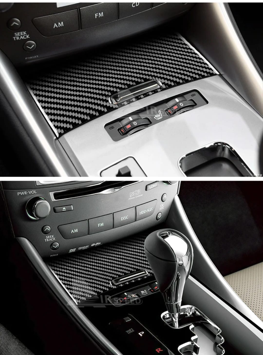 IS250/ISF Ashtray / Lighter Carbon Fibre Insert