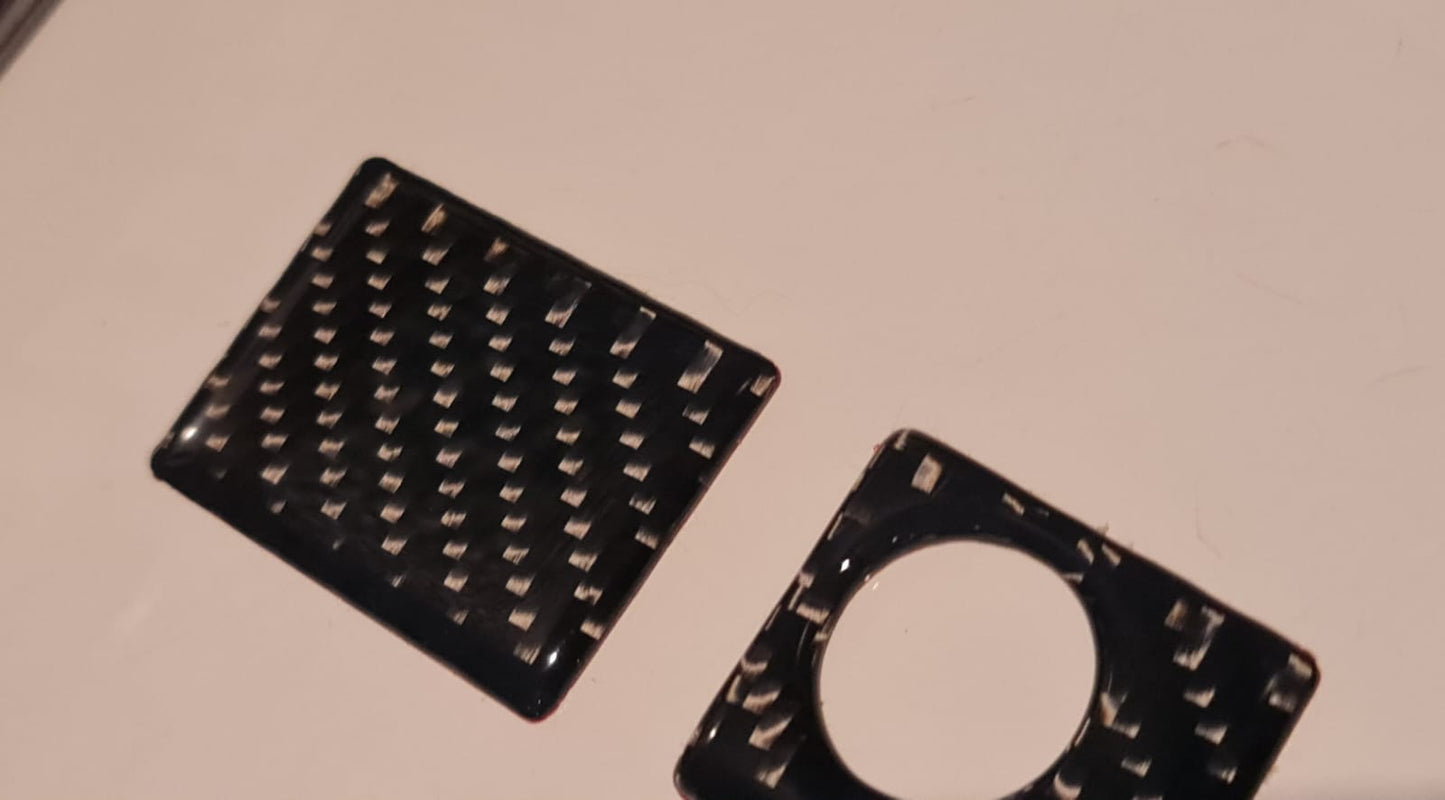 IS350 Cuddy Lid Button Carbon Fibre Insert