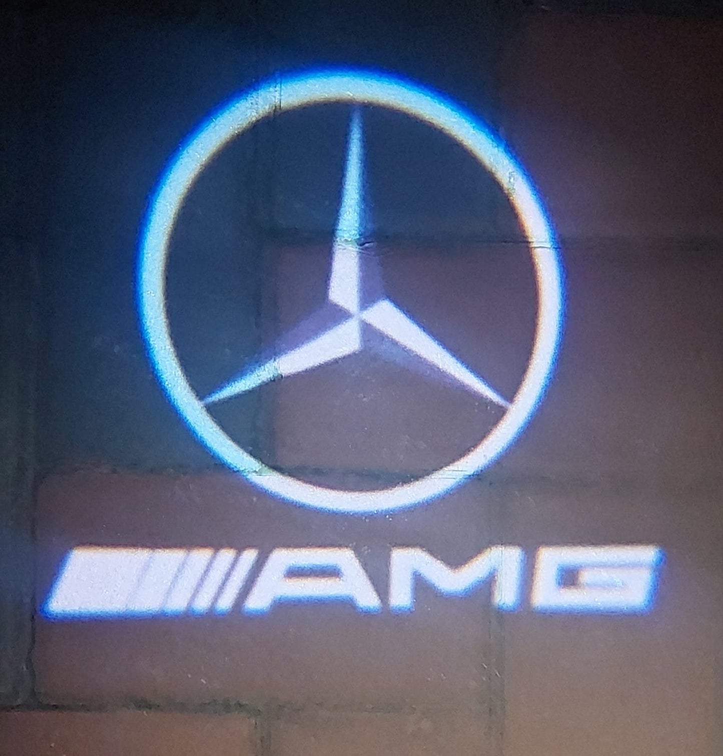 Merc AMG Puddle Welcome Lights