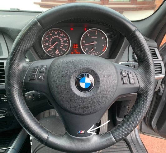 BM ///M Steering Wheel Logo