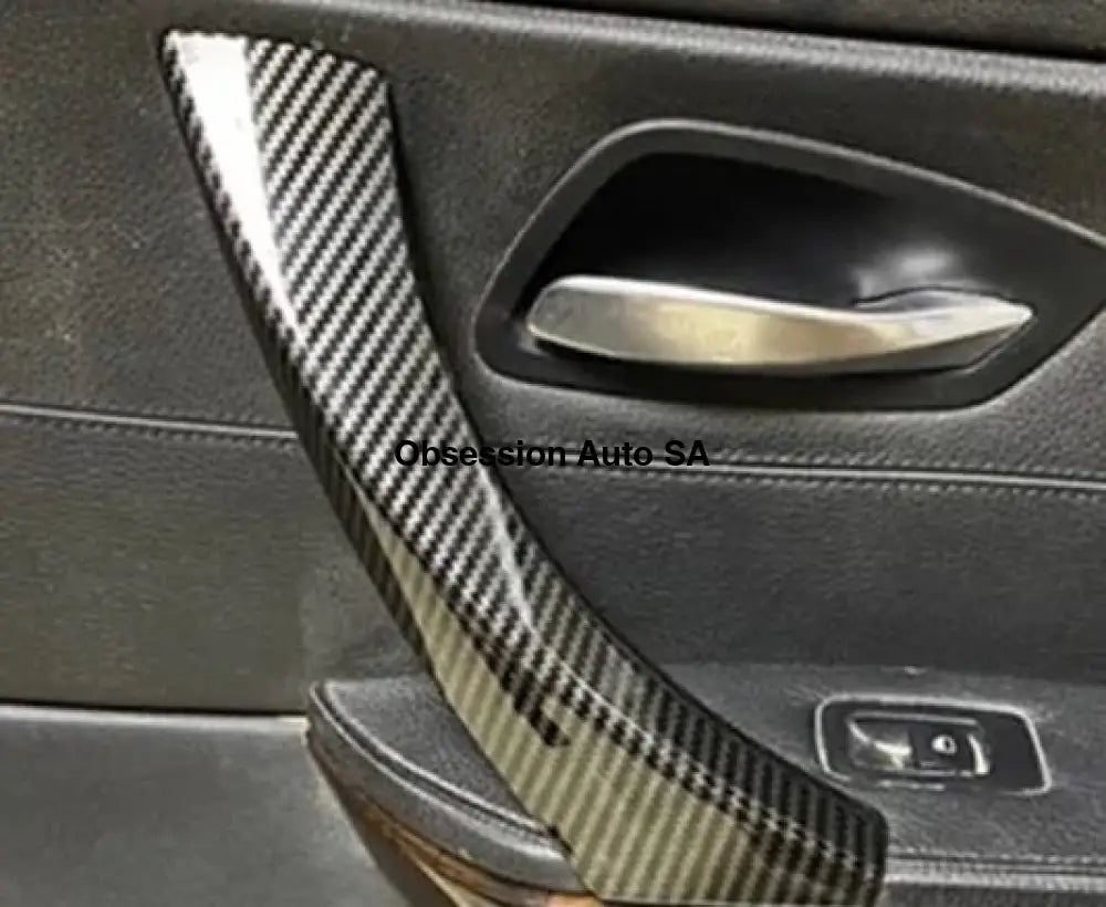 BM E90/E91/E92 Interior Door Handle Covers Carbon Fibre Set BMW