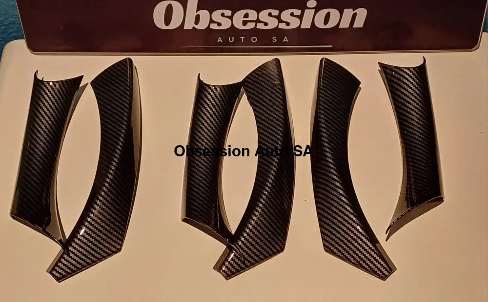 BM E90/E91/E92 Interior Door Handle Covers Carbon Fibre Set BMW