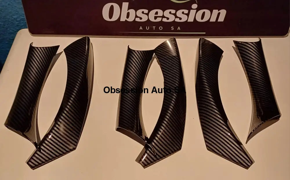 BM E90/E91/E92 Interior Door Handle Covers Carbon Fibre Set BMW