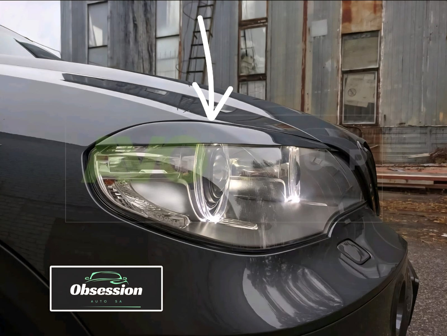 X5 E70 Eyelid (gloss black)