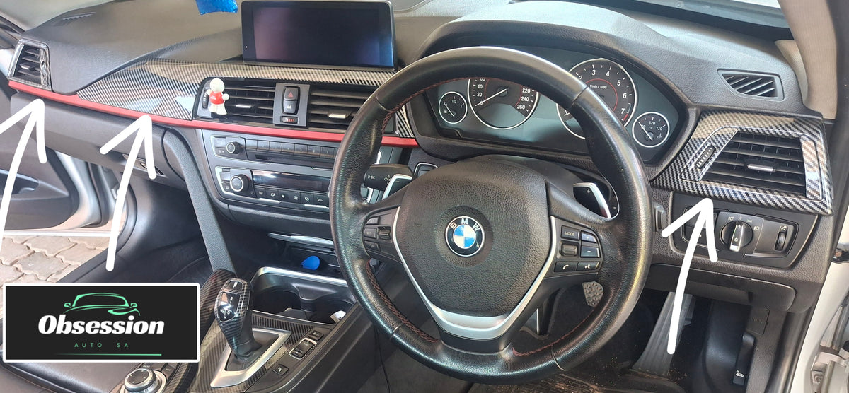 Dashboard Panel Trim Inserts for 3 and 4 Series F models