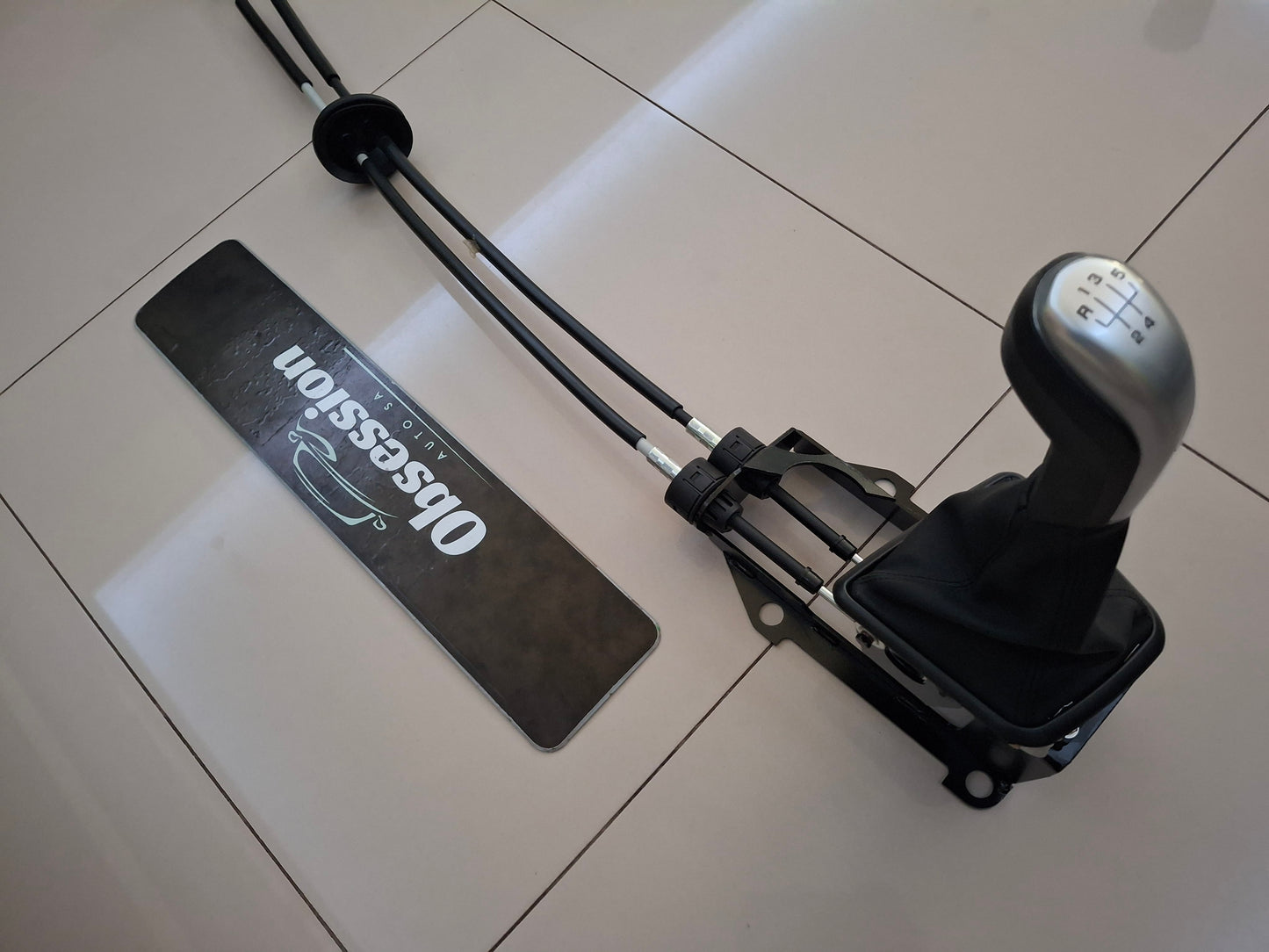 Chev Gear Lever with cables