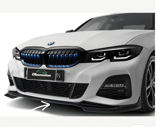 G20 Front Lip Spoiler Gloss Black - 3 Piece