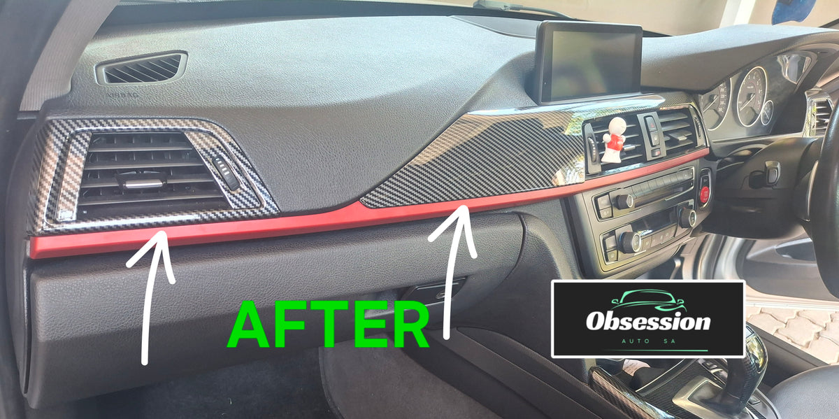 Dashboard Panel Trim Inserts for 3 and 4 Series F models
