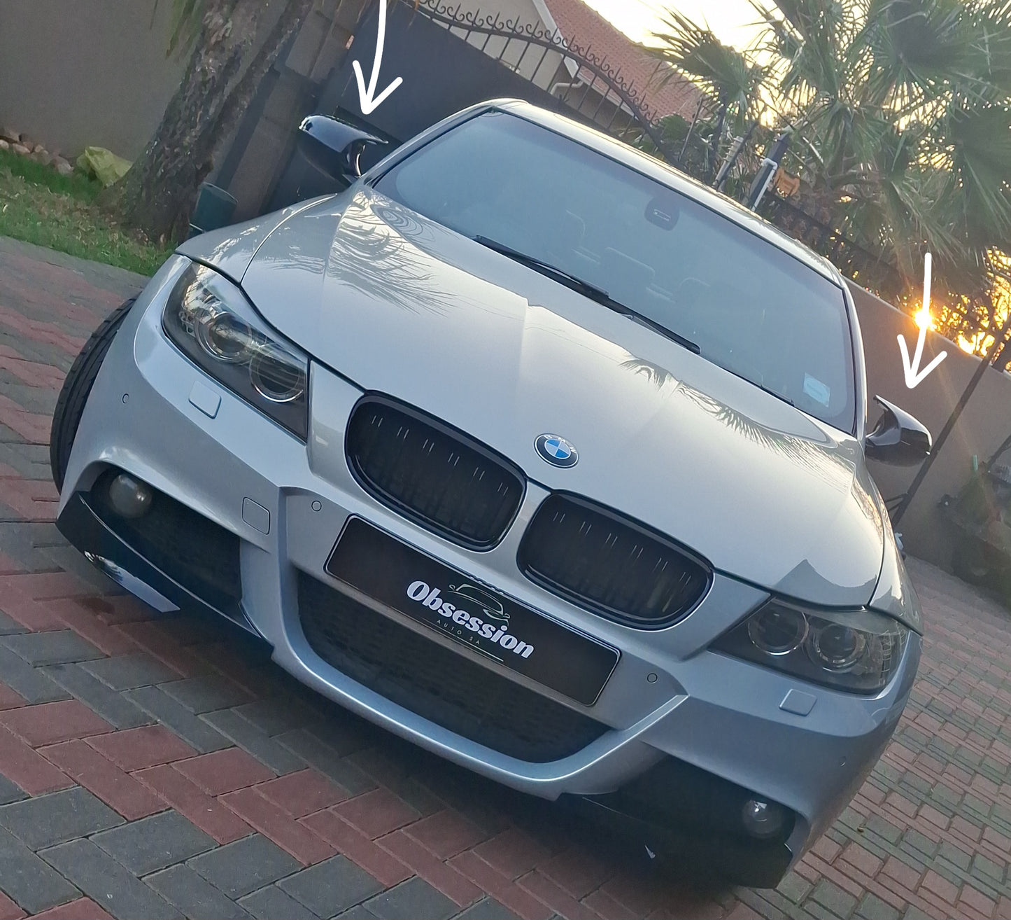 M4 Style Wing Mirror Caps for E90