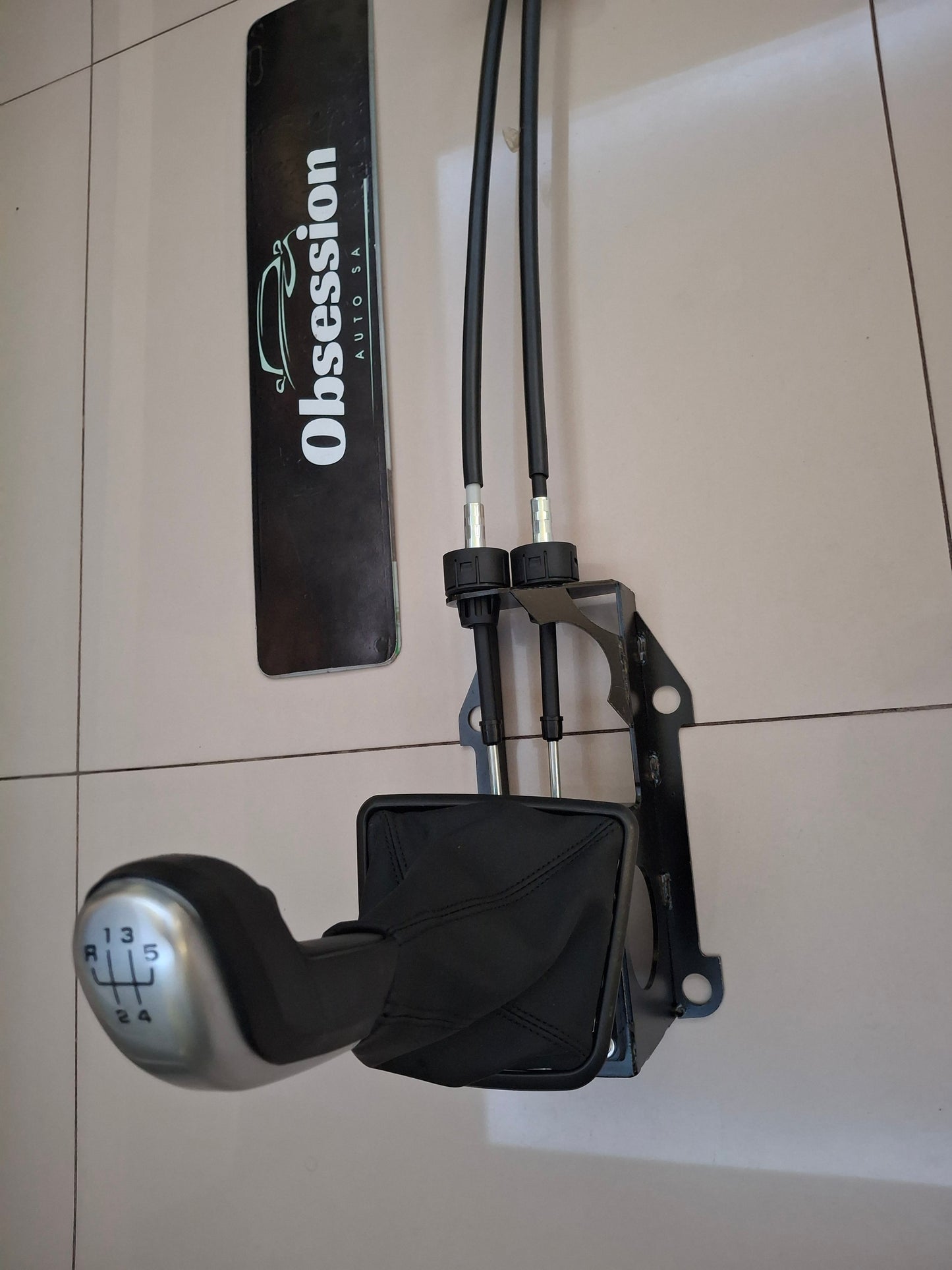 Chev Gear Lever with cables